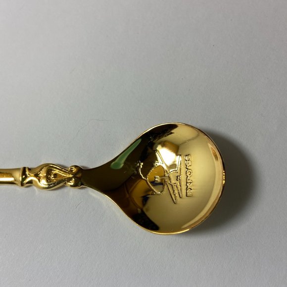 Vintage 1993 Taejon International Expo Collector Spoon Mini Gold plated - Picture 3 of 8